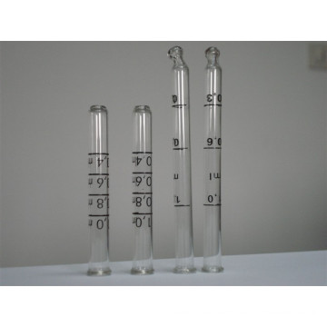 Clear Round Bottom Food Grade Ink Glass Pipette